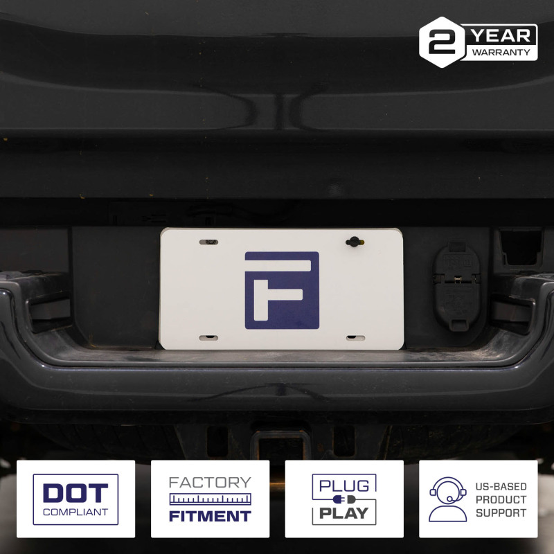 Ram 1500 License Plate Lights - FORM Lighting - 6000K LED - Cool White - 2019